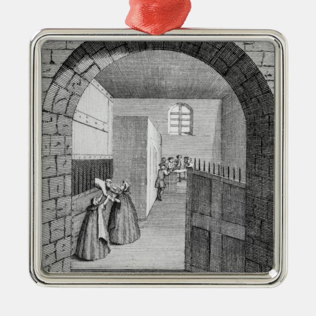 The Manner of John Shepherd's escape Metal Ornament (Front)