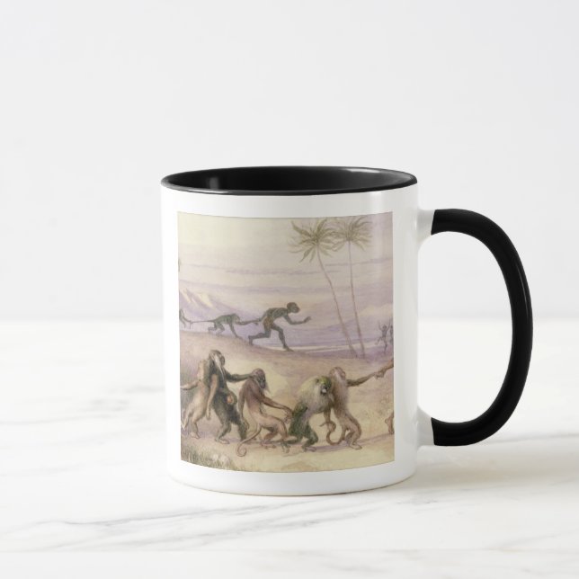 The Manners and Customs of Monkeys Mug (Right)