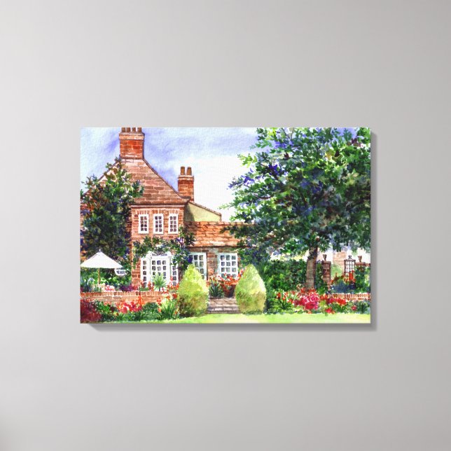 The Manor House Wall Art Canvas Print (Front)