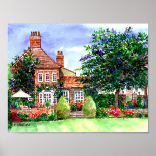 The Manor House York by Farida Greenfield Poster