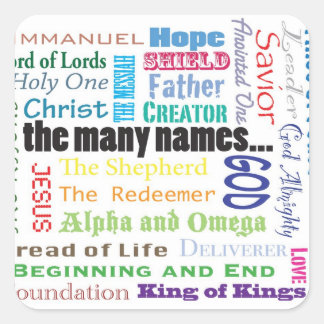 The Many Names... Stickers
