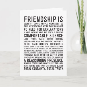 THE MANY REASONS **WE ARE BEST FRIENDS** BIRTHDAY CARD