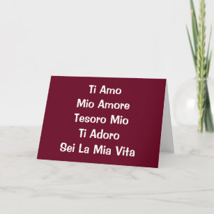 Ti Amo Amore Mio Cards & Templates