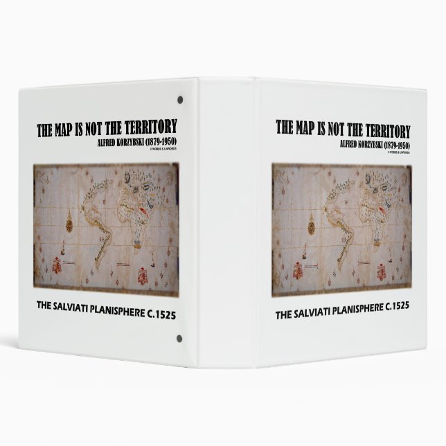 The Map Is Not The Territory Salviati Planisphere Binder (Background)
