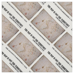 The Map Is Not The Territory Salviati Planisphere Fabric