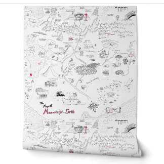 The Map of Manuscript Earth Wallpaper