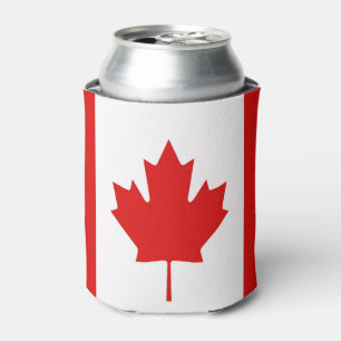 The Maple Leaf flag of Canada Can Cooler