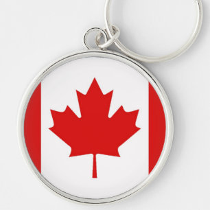 The Maple Leaf flag of Canada Keychain