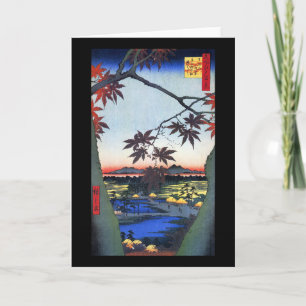 The Maple Trees – Ando Hiroshige Card