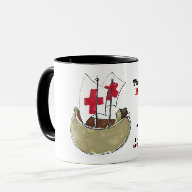The MapMaker of Lisbon Coffee Mug (Front Left)