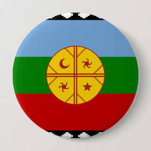 the Mapuches, Chile 4 Inch Round Button