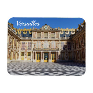 The marble courtyard of Versailles Palace, France Magnet