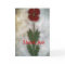The marbling of art poppy  thank you Card