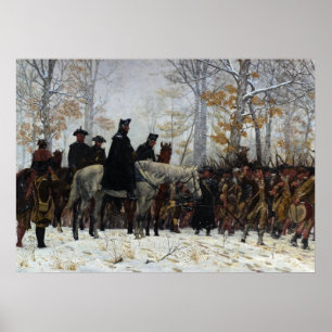 The March to Valley Forge by William B. T. Trego Poster