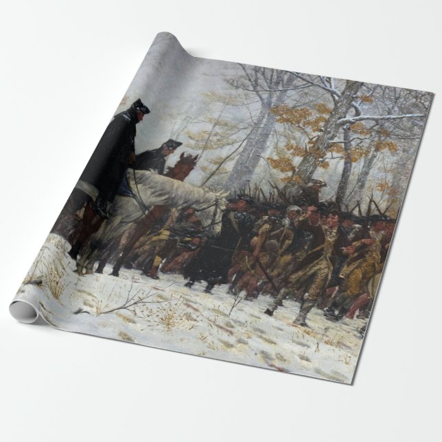 The March to Valley Forge by William B. T. Trego Wrapping Paper (Unrolled)