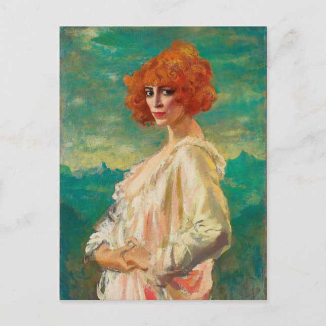 The Marchesa Casati by Augustus Edwin John (1919) Postcard (Front)