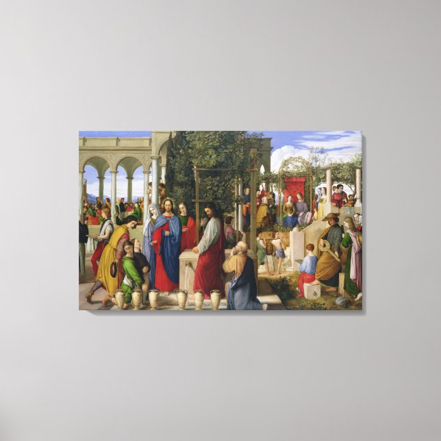 The Marriage at Cana, 1819 Canvas Print (Front)