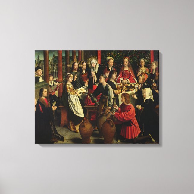 The Marriage Feast at Cana, c.1500-03 Canvas Print (Front)