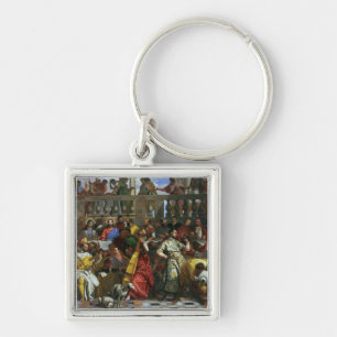 The Marriage Feast at Cana, detail of musicians an Keychain