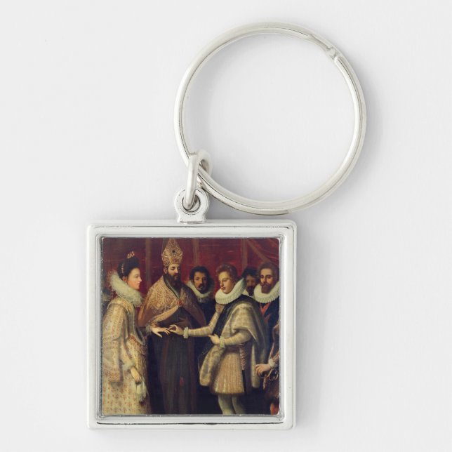 The Marriage of Catherine de Medici Keychain (Front)