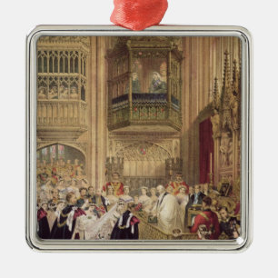The Marriage of Edward VII Metal Ornament