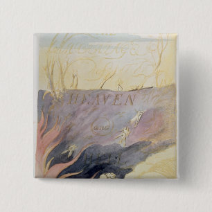 The Marriage of Heaven and Hell 2 Inch Square Button