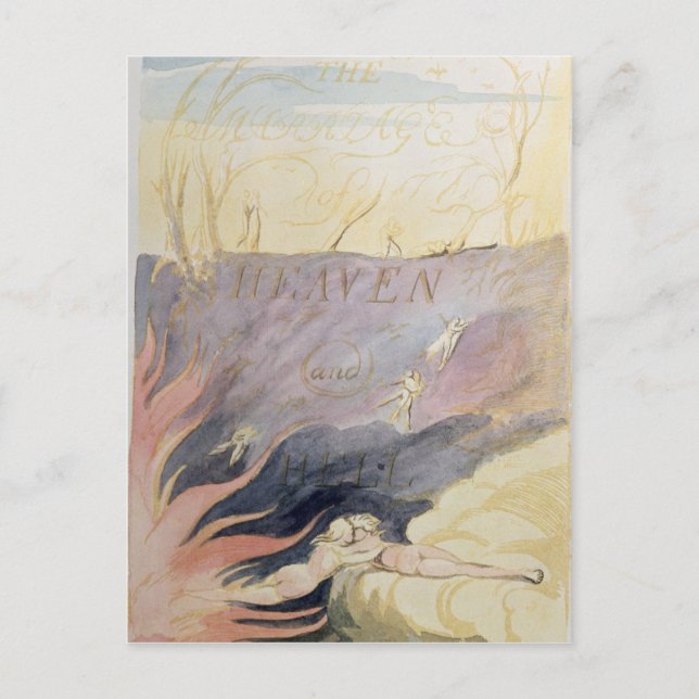 The Marriage of Heaven and Hell Postcard (Front)
