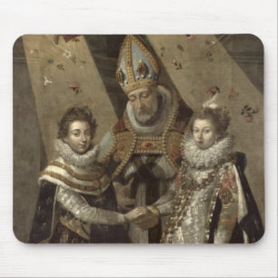 The Marriage of Louis XIII Mouse Pad