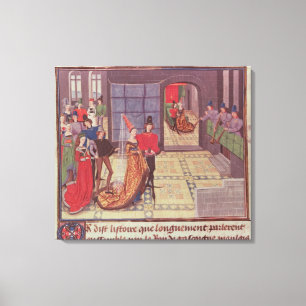 The Marriage of Renaud de Montauban and Canvas Print