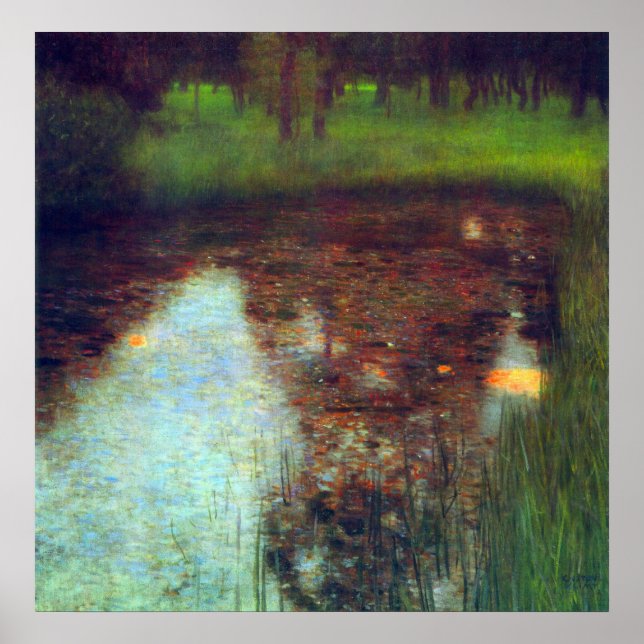 The Marsh by Gustav Klimt Poster (Front)