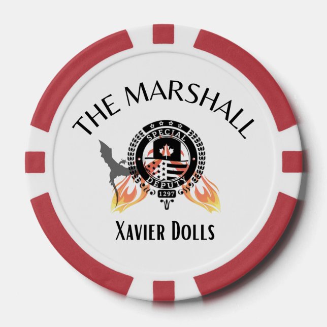 The Marshall Poker Chips (Front)