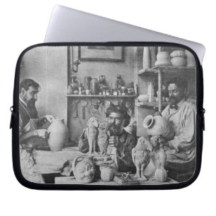 The Martin brothers in the studio at the Southall Laptop Sleeve