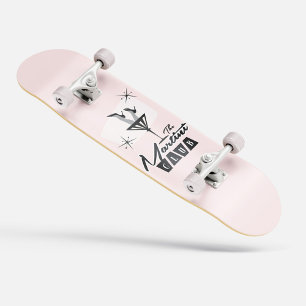 The Martini Club Pink Skateboard