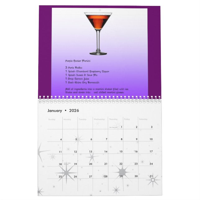 The Martini Lovers' 2010 Calendar (Jan 2026)