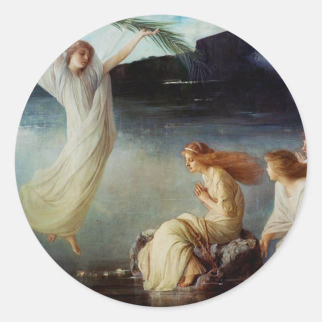 The martyrdom of Saint Cristina Classic Round Sticker (Front)