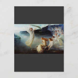 The martyrdom of Saint Cristina Holiday Postcard