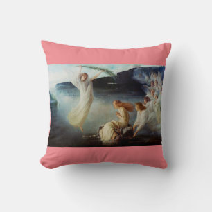 The martyrdom of Saint Cristina Throw Pillow