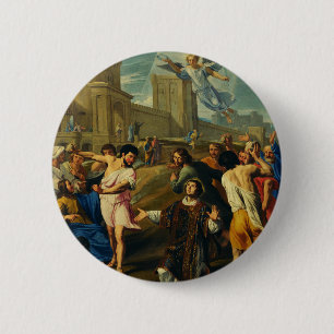 The Martyrdom of Saint Stephen 2 Inch Round Button