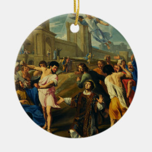 The Martyrdom of Saint Stephen Ceramic Ornament