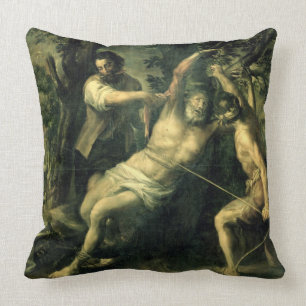 The Martyrdom of St. Bartholomew 2 Throw Pillow
