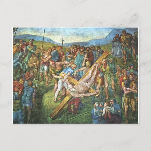 The Martyrdom of St Peter Postcard (Front)