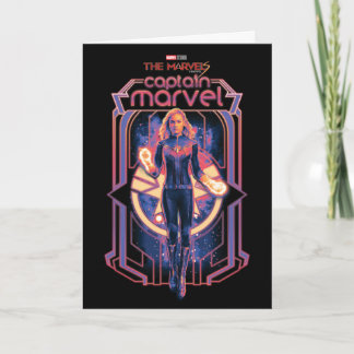 The Marvels Captain Marvel Character Graphic Card