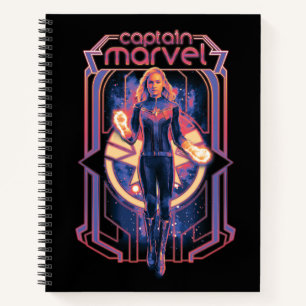 The Marvels Captain Marvel Character Graphic Notebook