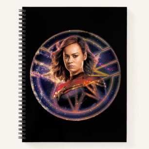 The Marvels Captain Marvel Circle Badge Notebook
