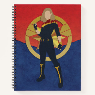 The Marvels Captain Marvel Cutout Graphic Notebook