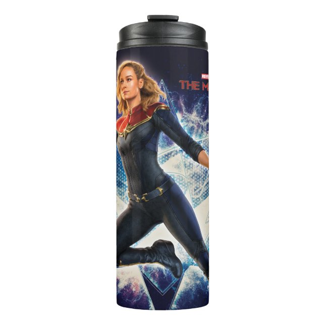 The Marvels Captain Marvel Star Graphic Thermal Tumbler (Front)