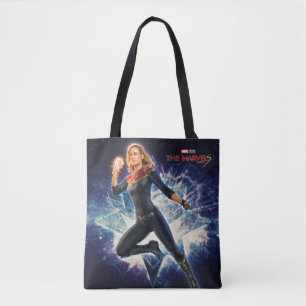 The Marvels Captain Marvel Star Graphic Tote Bag