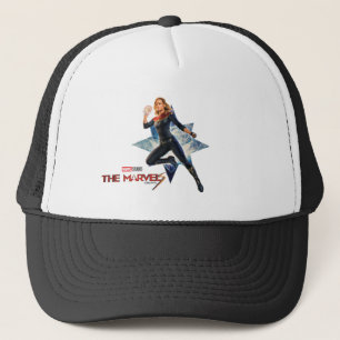 The Marvels Captain Marvel Star Graphic Trucker Hat