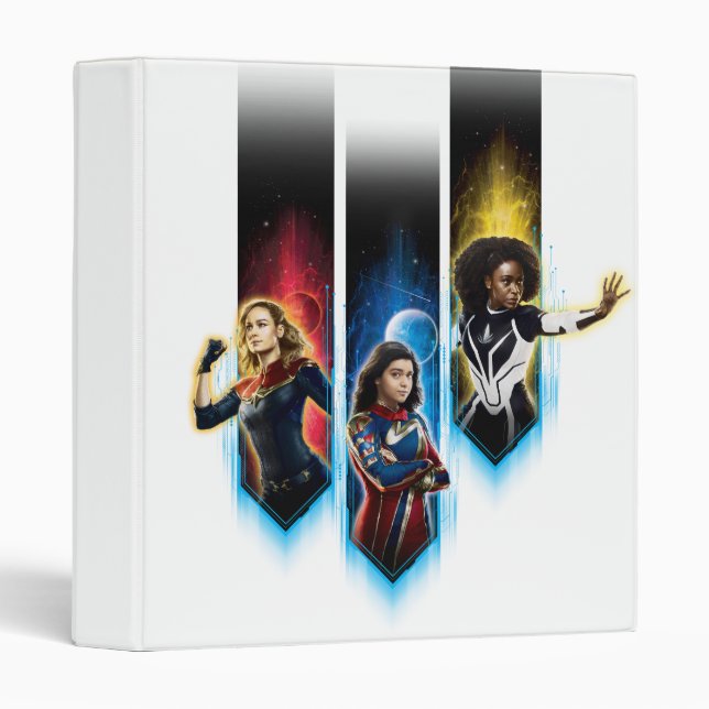 The Marvels Character Panels Graphic Binder (Front/Spine)