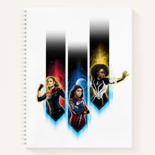 The Marvels Character Panels Graphic Notebook